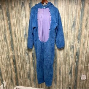 Disney Adult Eeyore Hoodie Onsie Costume sz L